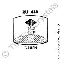SUC RU448 Watch Crystal