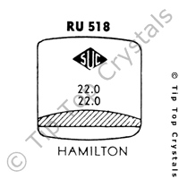 SUC RU518 Watch Crystal