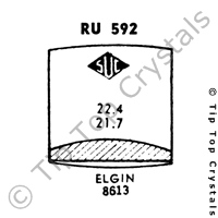 SUC RU592 Watch Crystal