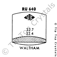 SUC RU640 Watch Crystal